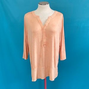 Democracy V neck blouse